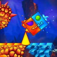 Play fire-and-water-geometry-dash now!