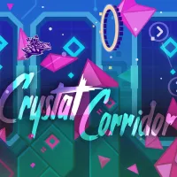 Play geometry-dash-crystal-corridor now!