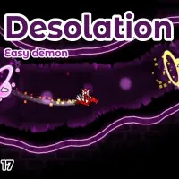 Play geometry-dash-desolation now!