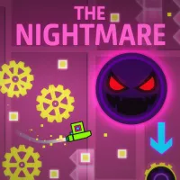Play geometry-dash-the-nightmare now!