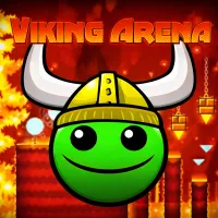 Play geometry-dash-viking-arena now!